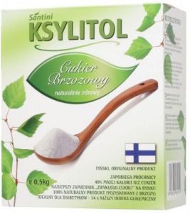 KSYLITOL KRYSTALICZNY 500 g - SANTINI (FINLANDIA)