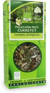 HERBATKA POLECANA PRZY CUKRZYCY BIO 50 g - DARY NATURY